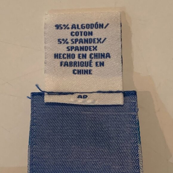 EUC Sapphire Star Women's Medium Top Colorful Green White Blue Stripes + Beads - Picture 7 of 13